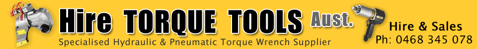 Hydraulic Torque Wrench - Hire Torque Tools Victoria